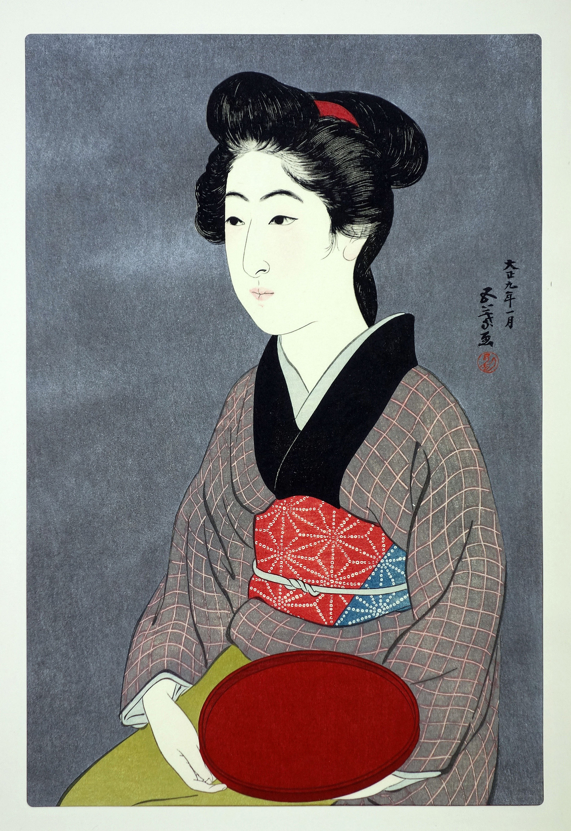 橋口五葉 女六題 木版画全六枚 山星書店 浮世絵 在庫目録 名古屋