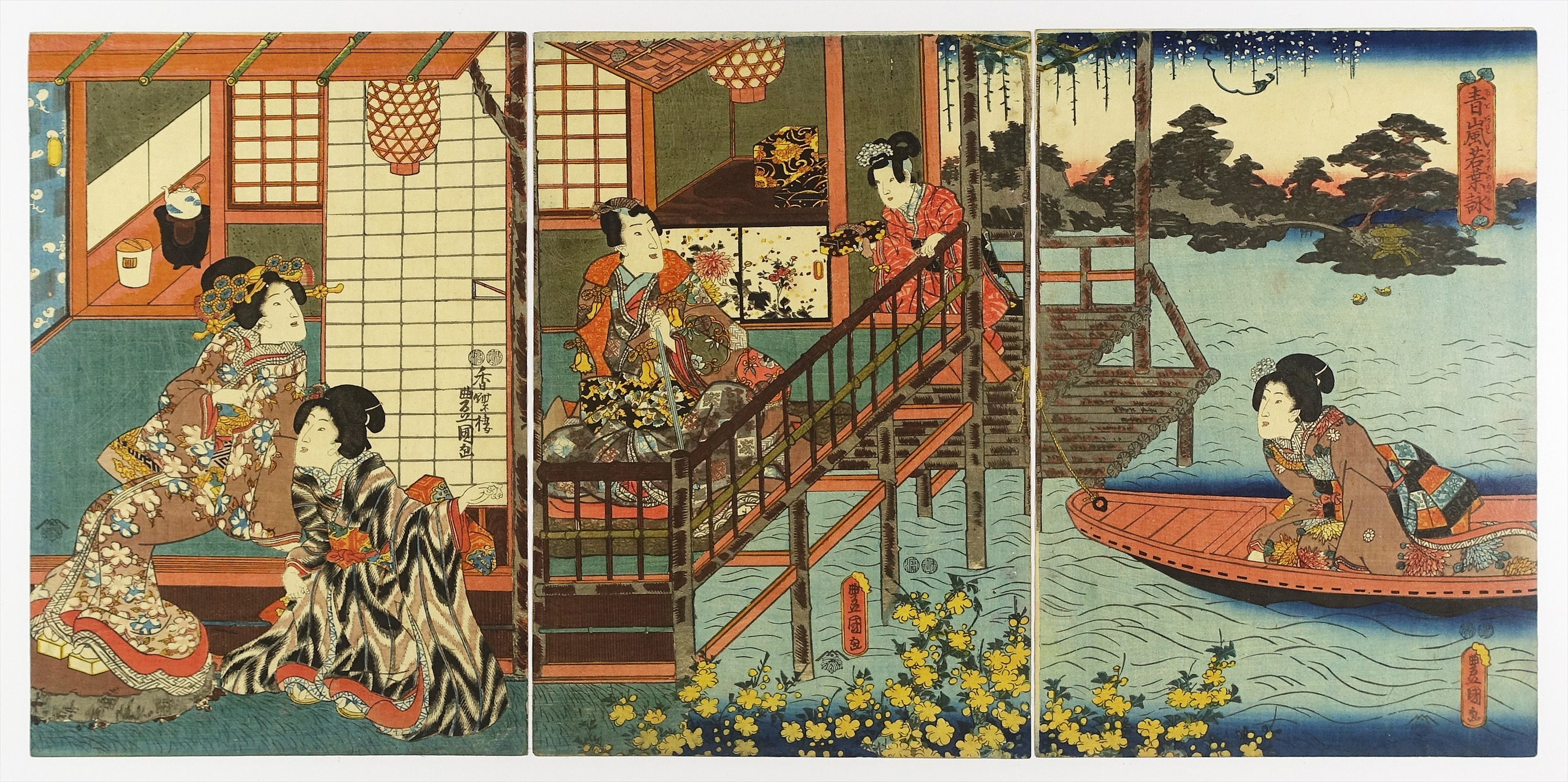 ④ 源氏絵・生活・行事 | 山星書店 浮世絵 Yamaboshi-Shoten Ukiyo-e 