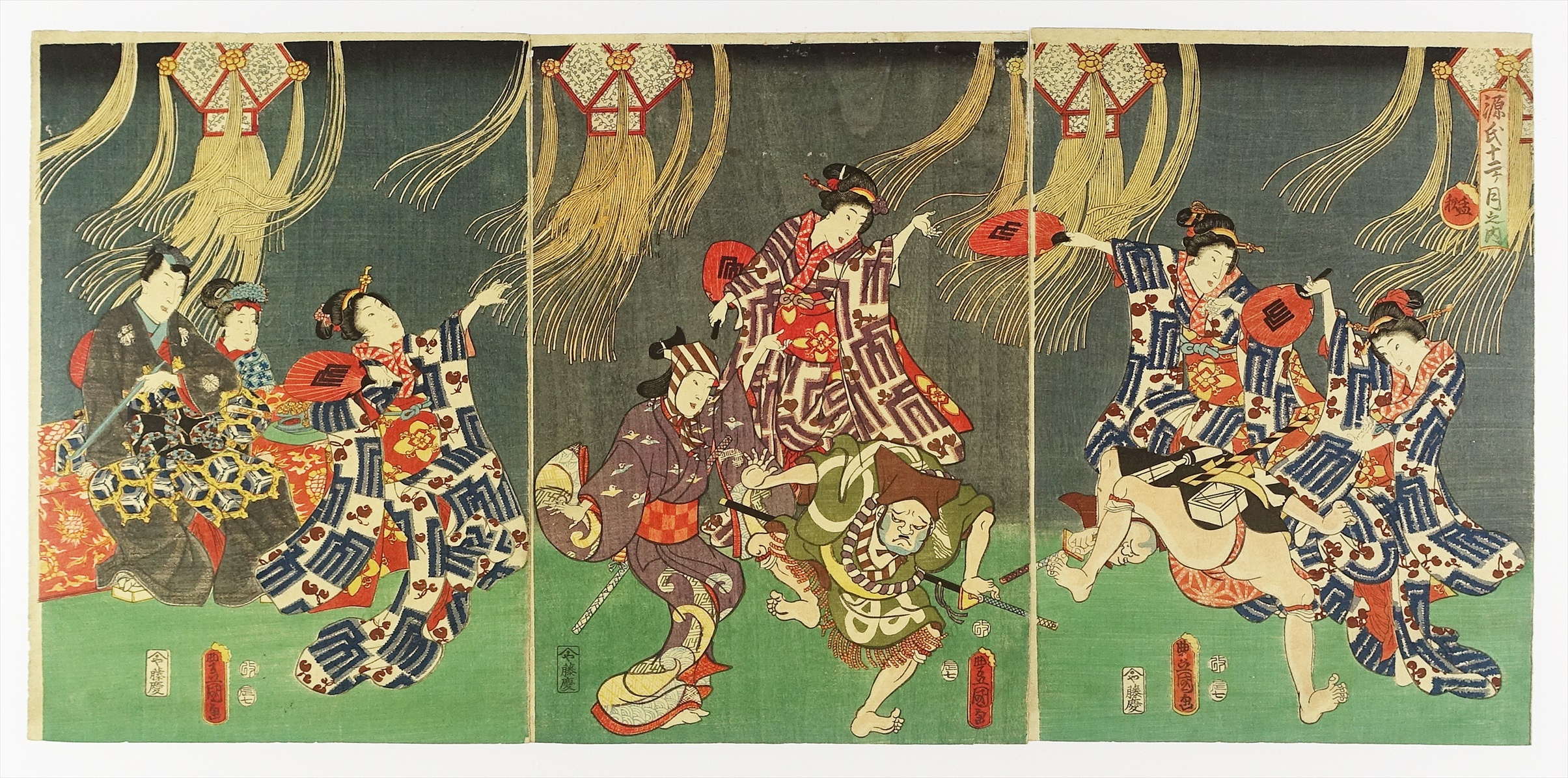 1秒速売300円絵画ポチッとチャレンジ❗源氏物語 末摘花 〜「一日千秋 