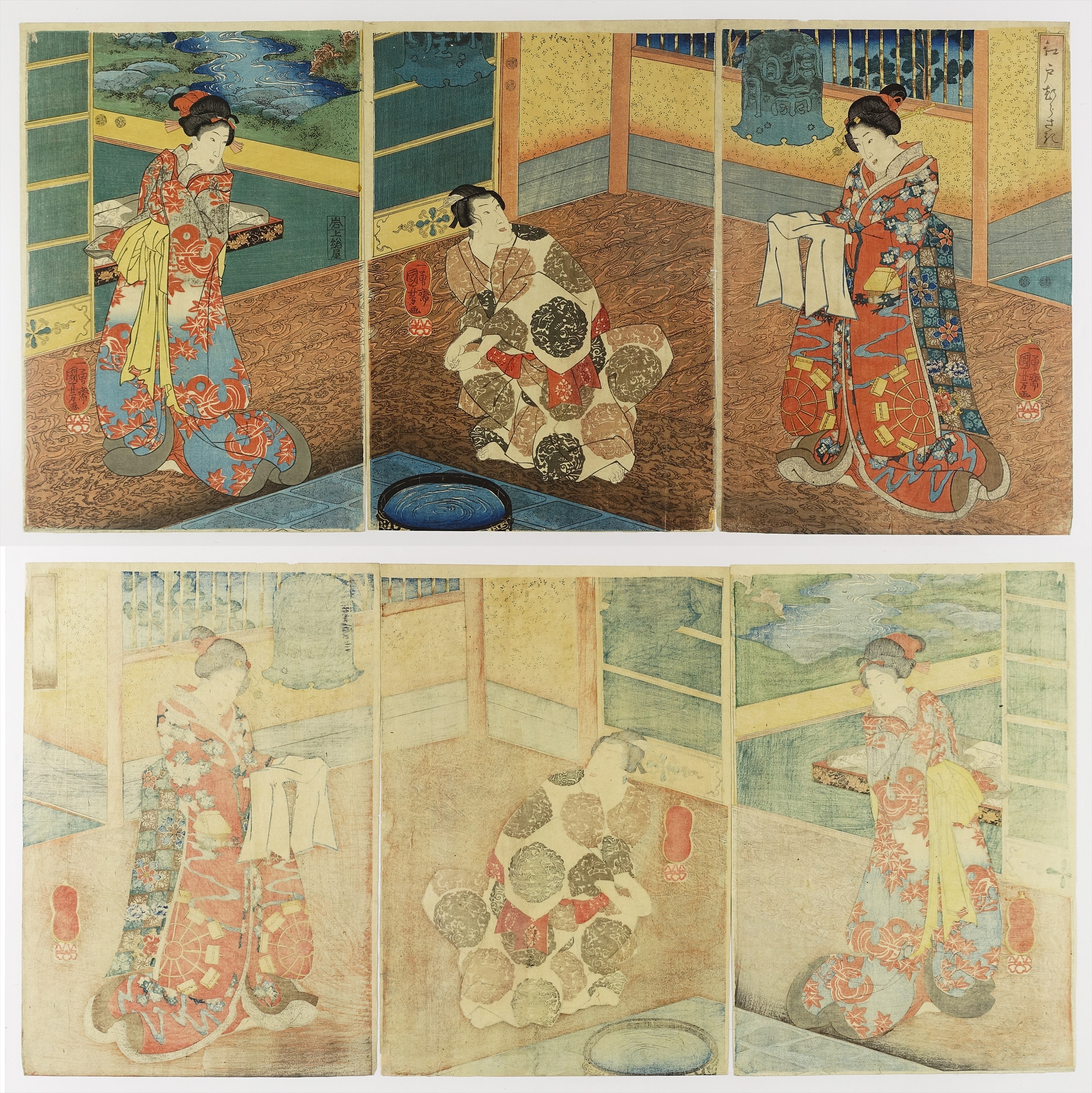 ④ 源氏絵・生活・行事 | 山星書店 浮世絵 Yamaboshi-Shoten Ukiyo-e